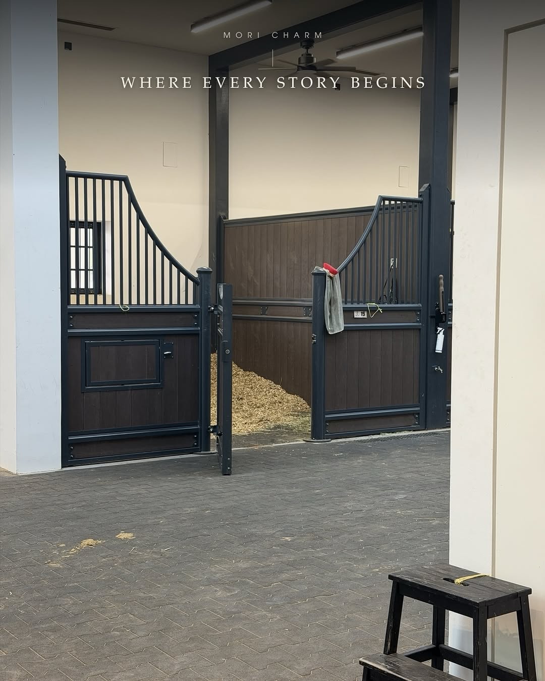 Wooden stable doors